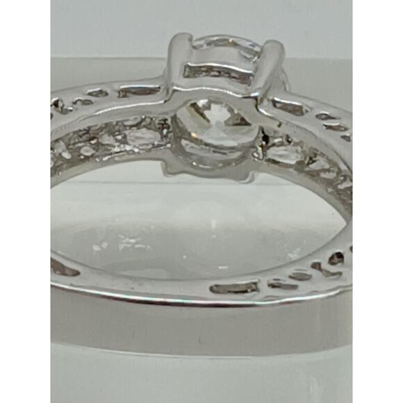 2CT Unique Vintage Gold Plated Round Brilliant Sim Diamond CZ Engagement Ring 10 - Picture 8 of 10